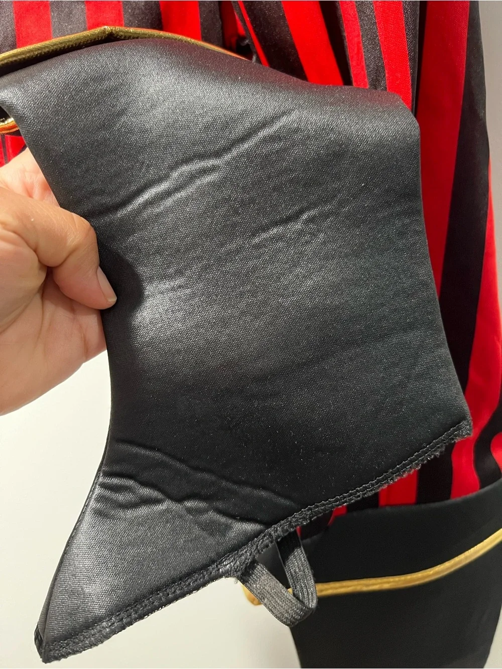 Child's Pirate Costume - Black, Red & Gold
